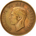 South Africa, George VI, 1/2 Penny, 1944, EF(40-45), Bronze, KM:24