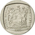 Coin, South Africa, Rand, 1992, EF(40-45), Nickel Plated Copper, KM:138