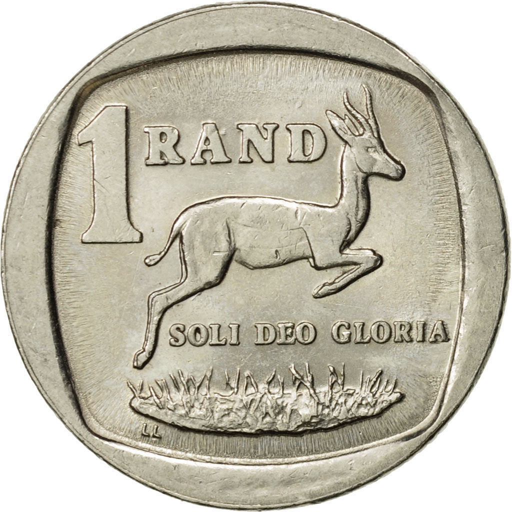 Coin, South Africa, Rand, 1992, EF(40-45), Nickel Plated Copper, KM:138