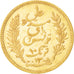 Tunisia, Ali Bey, 10 Francs, 1891, Paris, BB+, Oro, KM:226, Lecompte:404