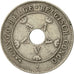 Belgian Congo, 10 Centimes, 1922, Heaton, EF(40-45), Copper-nickel, KM:18