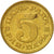 Moneda, Yugoslavia, 5 Para, 1980, EBC, Latón, KM:43