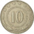 Coin, Yugoslavia, 10 Dinara, 1981, EF(40-45), Copper-nickel, KM:62