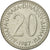 Moneta, Jugosławia, 20 Dinara, 1987, EF(40-45), Miedź-Nikiel-Cynk, KM:112