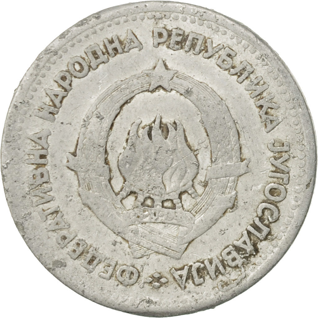 Moneta, Iugoslavia, Dinar, 1953, BB, Alluminio, KM:30