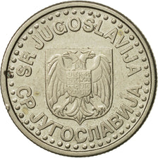 Yugoslavia, Novi Dinar, 1999, EF(40-45), Copper-Nickel-Zinc, KM:168