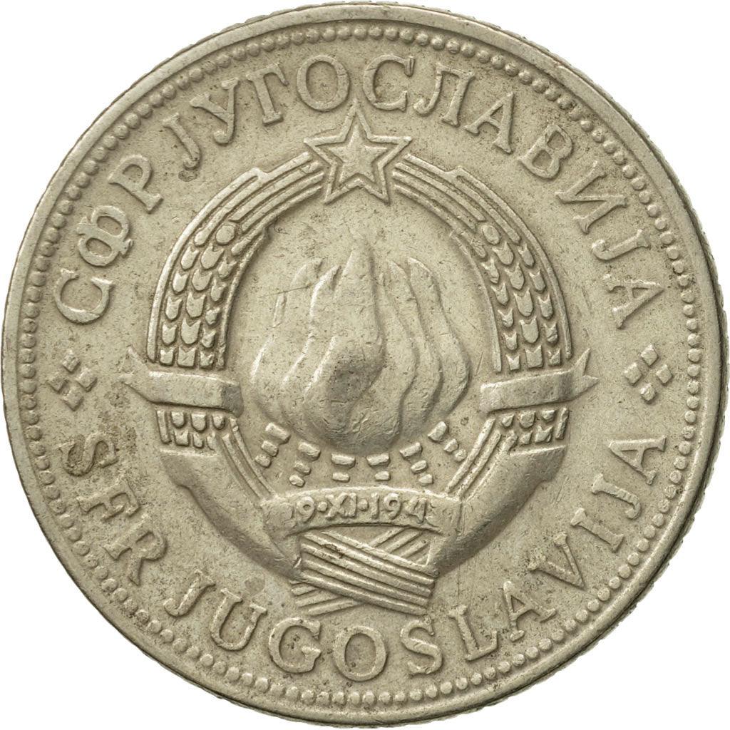 Moneta, Iugoslavia, 5 Dinara, 1972, BB, Rame-nichel-zinco, KM:58