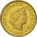 Moneta, Szwajcaria, 5 Rappen, 1986, Bern, MS(60-62), Aluminium-Brąz, KM:26c