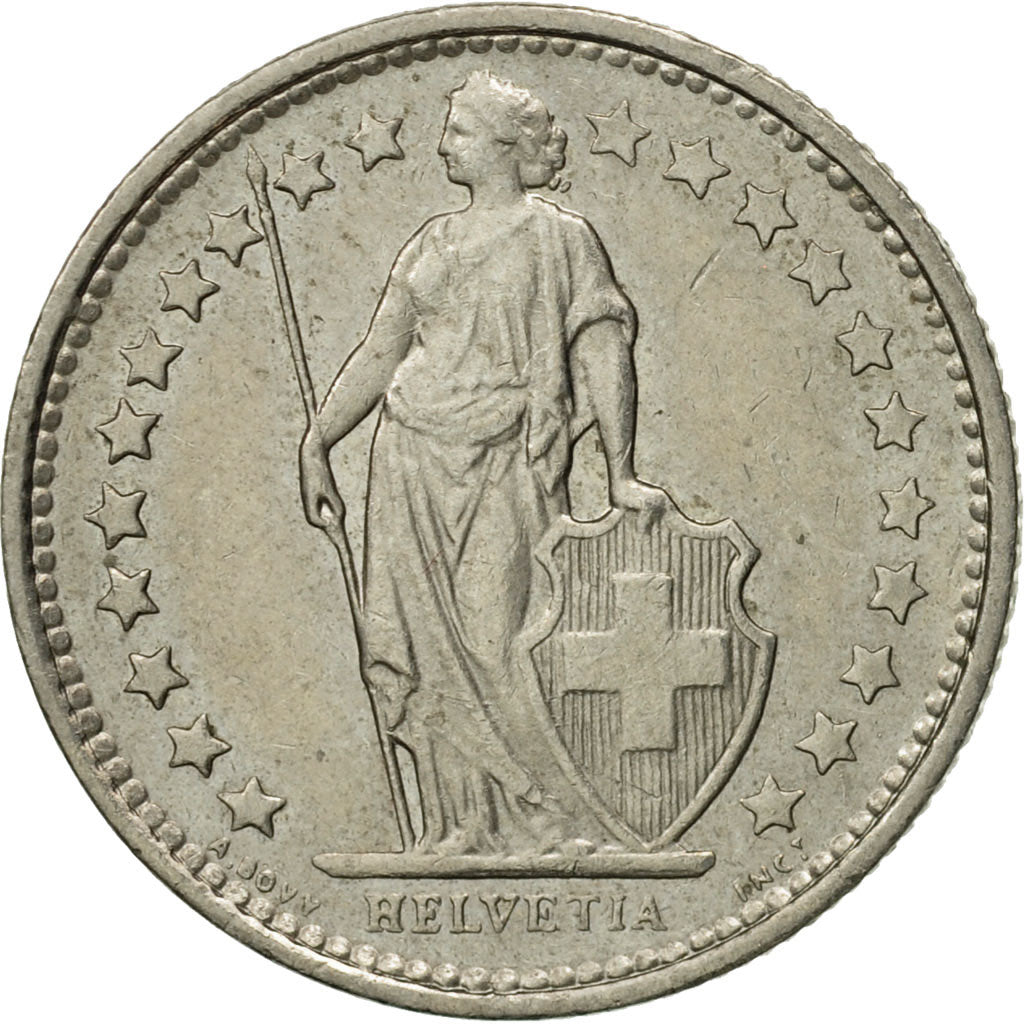 Monnaie, Suisse, 1/2 Franc, 1977, Bern, SUP, Copper-nickel, KM:23a.1