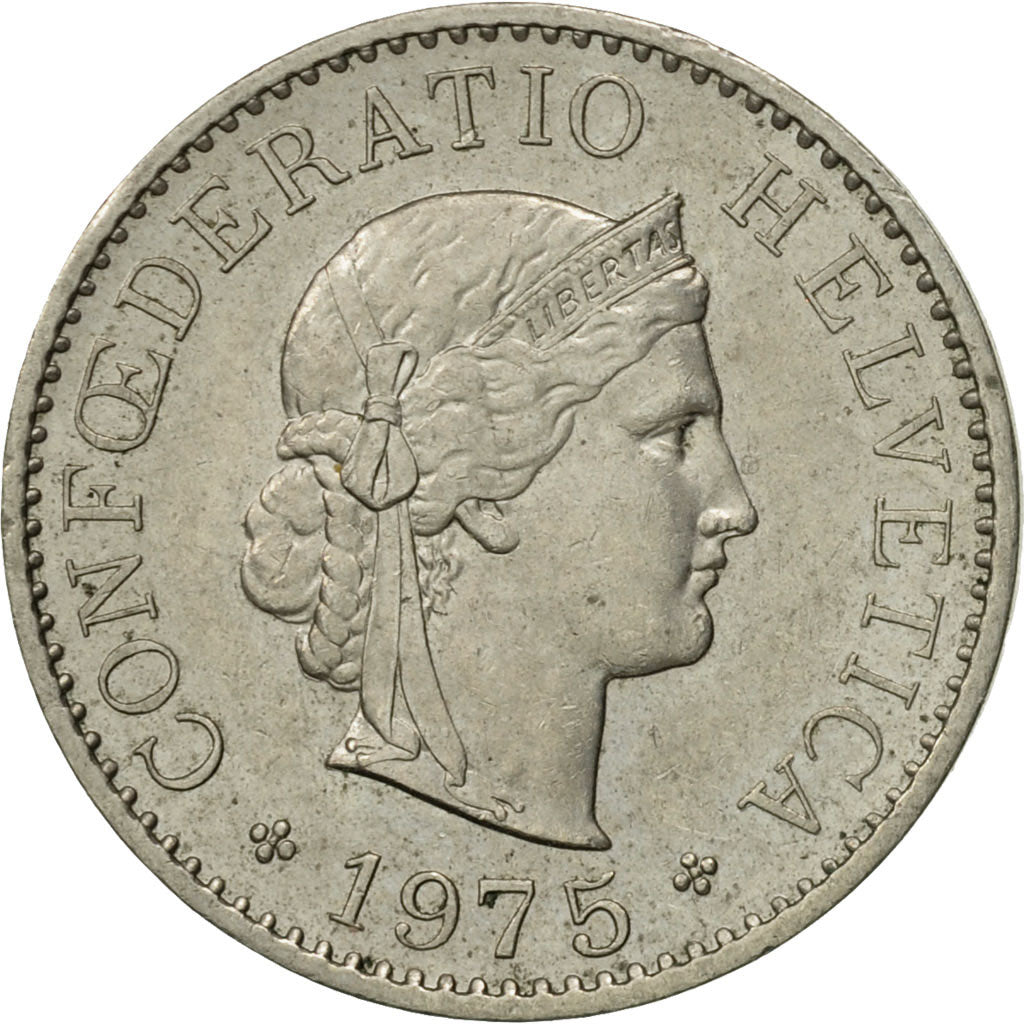 Monnaie, Suisse, 5 Rappen, 1975, Bern, SUP, Copper-nickel, KM:26