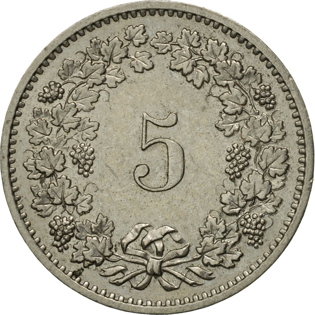 Monnaie, Suisse, 5 Rappen, 1975, Bern, SUP, Copper-nickel, KM:26