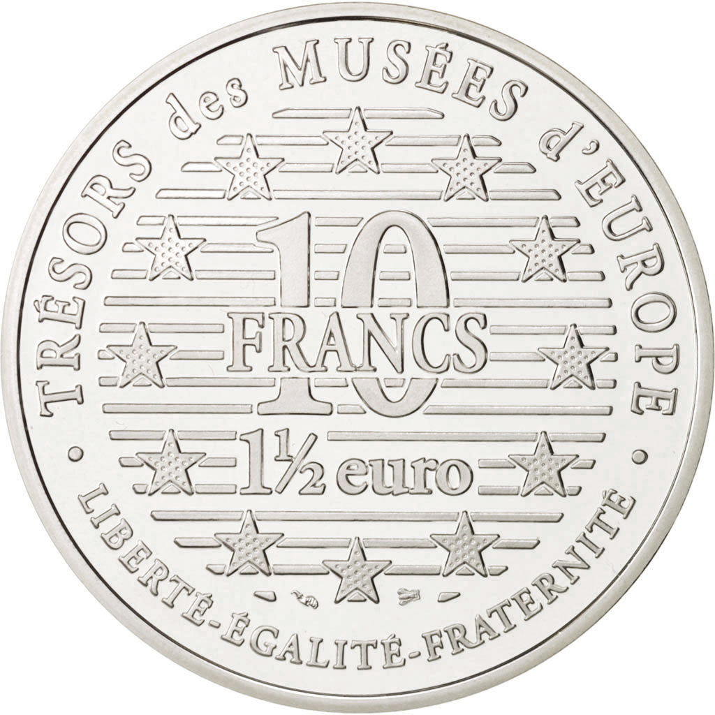 Francia, 10 Francs-1.5 Euro, 1996, Paris, FDC, Argento, KM:1146