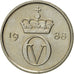 Moneta, Norvegia, Olav V, 10 Öre, 1988, SPL-, Rame-nichel, KM:416