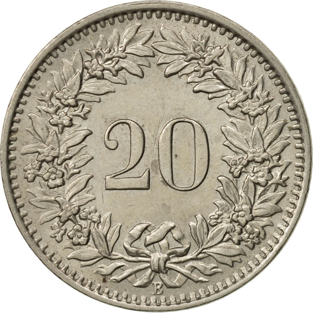 Monnaie, Suisse, 20 Rappen, 1960, Bern, TTB+, Copper-nickel, KM:29a