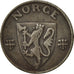 Norway, Haakon VII, 2 Öre, 1944, EF(40-45), Iron, KM:394