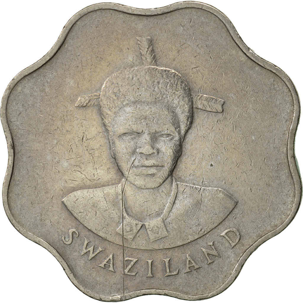 Swaziland, King Msawati III, 10 Cents, 1986, British Royal Mint, TTB