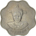 Suazilandia, King Msawati III, 10 Cents, 1986, British Royal Mint, MBC, Cobre -