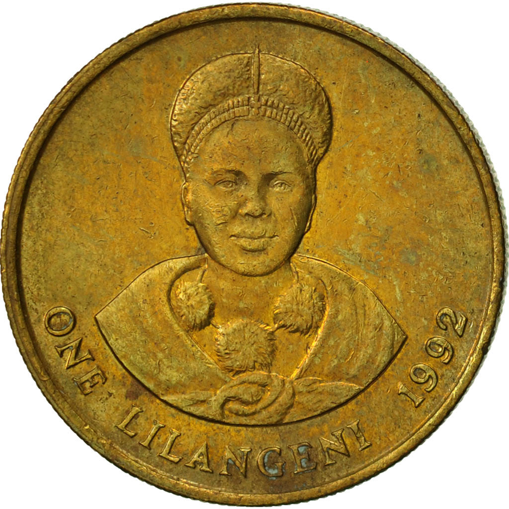 Swaziland, King Msawati III, Lilangeni, 1992, British Royal Mint, EF(40-45)