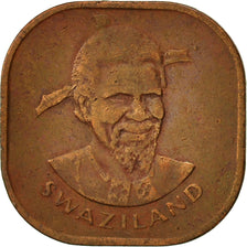 Coin, Swaziland, Sobhuza II, 2 Cents, 1974, British Royal Mint, EF(40-45)