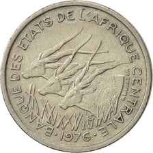 Munten, Staten van Centraal Afrika, 50 Francs, 1976, Paris, PR, Nickel, KM:11