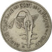 Moneda, Estados del África Occidental, 100 Francs, 1974, Paris, MBC, Níquel