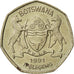 Botswana, Pula, 1991, British Royal Mint, AU(55-58), Nickel-brass, KM:24
