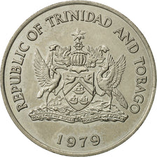 Coin, TRINIDAD & TOBAGO, Dollar, 1979, Franklin Mint, AU(55-58), Copper-nickel
