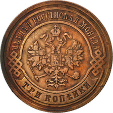 Russia, Nicholas II, 3 Kopeks, 1903, Saint-Petersburg, EF(40-45), Copper