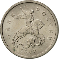 Moneda, Rusia, Kopek, 1997, Saint-Petersburg, EBC, Cobre - níquel chapado en