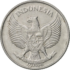 Indonesia, 25 Sen, 1957, EBC, Aluminio, KM:11