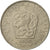 Moneta, Czechosłowacja, 5 Korun, 1990, AU(50-53), Miedź-Nikiel, KM:60