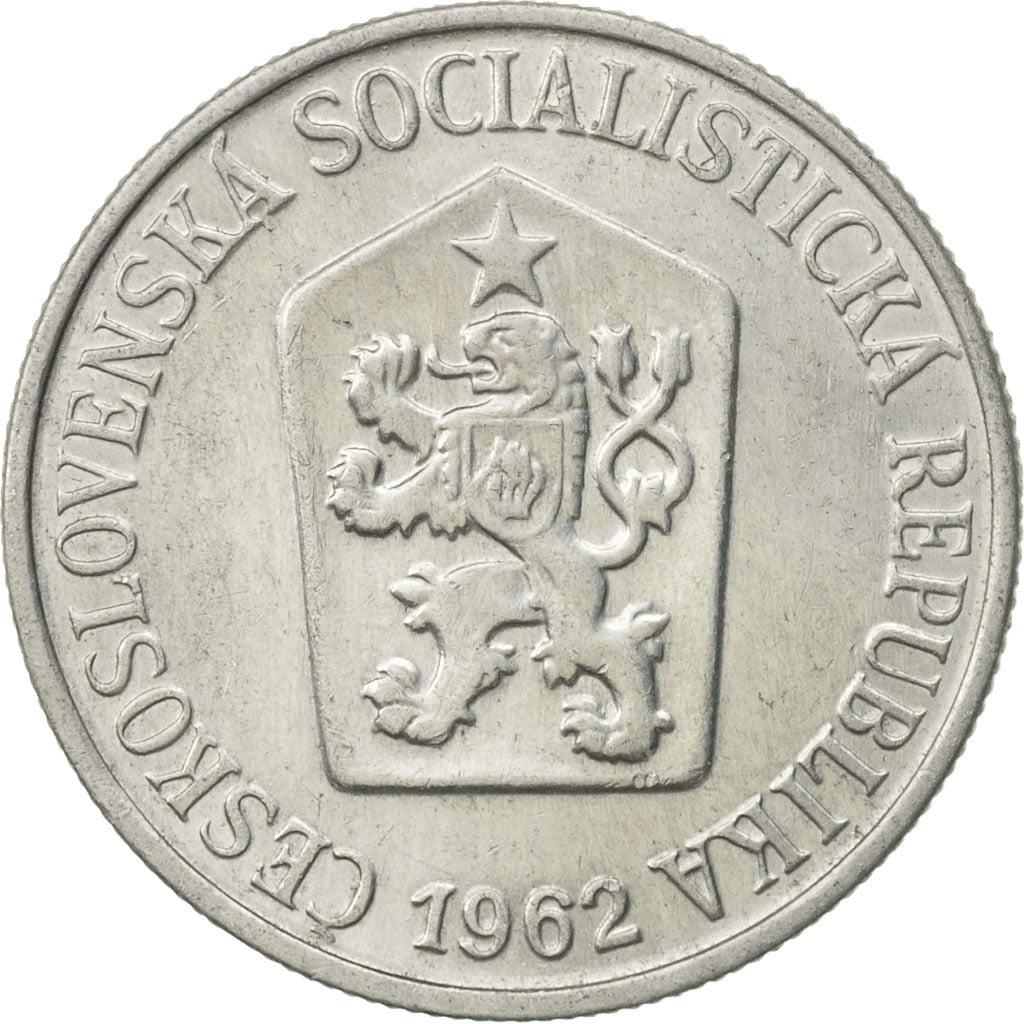Coin, Czechoslovakia, 25 Haleru, 1962, AU(55-58), Aluminum, KM:54