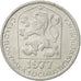 Coin, Czechoslovakia, 5 Haleru, 1977, AU(55-58), Aluminum, KM:86