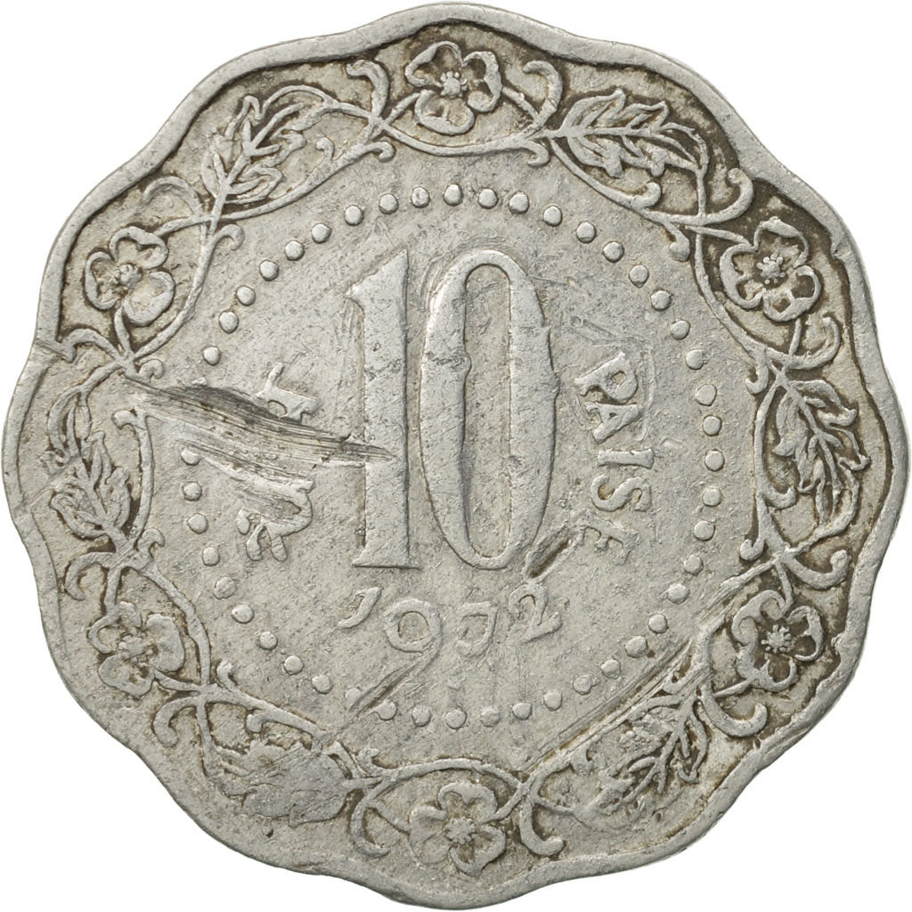 Monnaie, INDIA-REPUBLIC, 10 Paise, 1972, TTB, Aluminium, KM:27.1