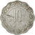 Moneta, INDIE-REPUBLIKA, 10 Paise, 1972, EF(40-45), Aluminium, KM:27.1