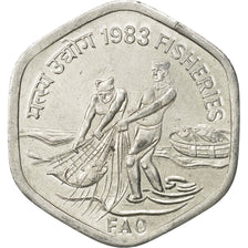 Monnaie, INDIA-REPUBLIC, 20 Paise, 1983, SUP, Aluminium, KM:46
