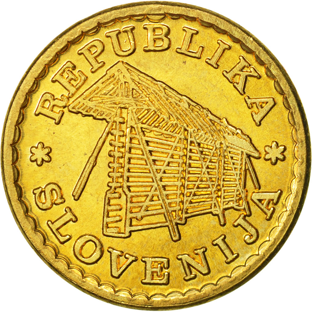 Slovenia, 0.02 Lipe, 1992, AU(55-58), Brass, KM:Tn5
