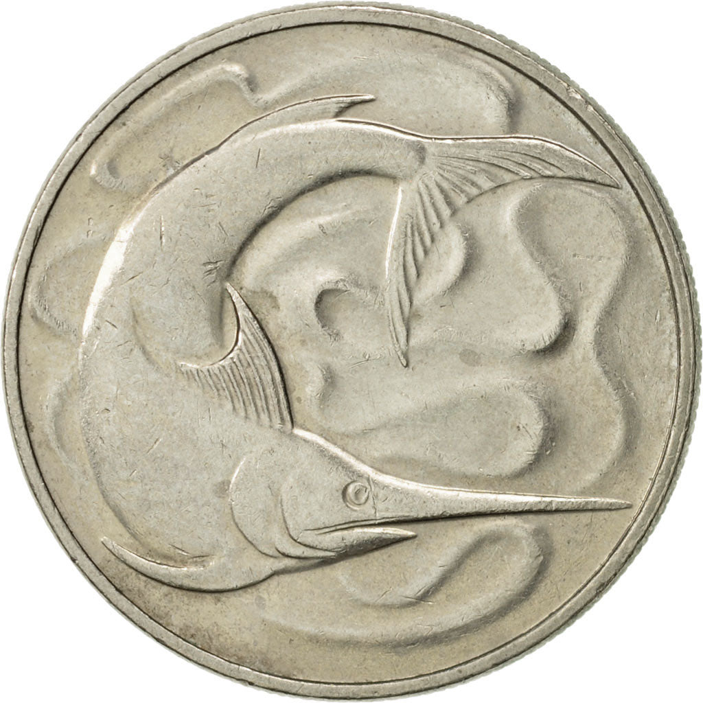 Coin, Singapore, 20 Cents, 1981, Singapore Mint, AU(55-58), Copper-nickel, KM:4
