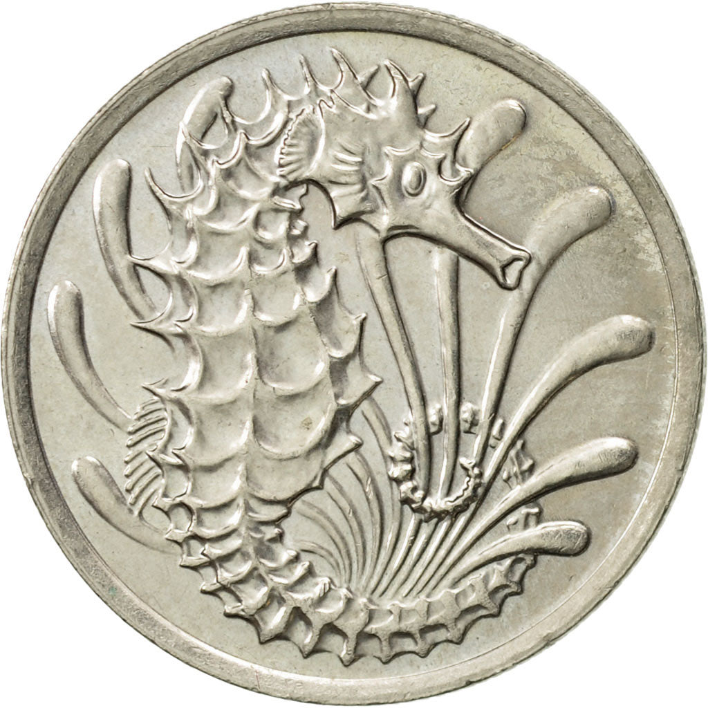 Coin, Singapore, 10 Cents, 1982, Singapore Mint, AU(55-58), Copper-nickel, KM:3
