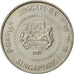 Monnaie, Singapour, 10 Cents, 1987, British Royal Mint, SUP, Copper-nickel