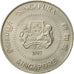 Singapur, 50 Cents, 1987, British Royal Mint, EBC, Cobre - níquel, KM:53.1
