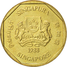 Singapore, Dollar, 1988, British Royal Mint, SPL-, Alluminio-bronzo, KM:54b