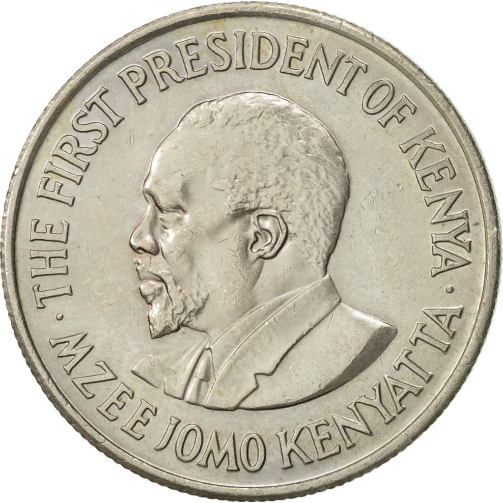 Coin, Kenya, 50 Cents, 1971, AU(55-58), Copper-nickel, KM:13
