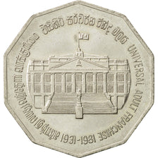 Sri Lanka, 5 Rupees, 1981, AU(55-58), Copper-nickel, KM:146