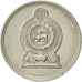 Moneda, Sri Lanka, 50 Cents, 1975, EBC, Cobre - níquel, KM:135.1