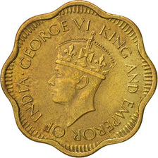 Monnaie, Ceylon, George VI, 10 Cents, 1944, TTB+, Nickel-brass, KM:118