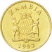 Zambia, Kwacha, 1992, British Royal Mint, AU(55-58), Brass, KM:38