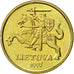 Moneta, Litwa, 20 Centu, 1997, AU(55-58), Mosiądz niklowy, KM:107
