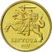 Moneta, Litwa, 20 Centu, 1997, AU(55-58), Mosiądz niklowy, KM:107