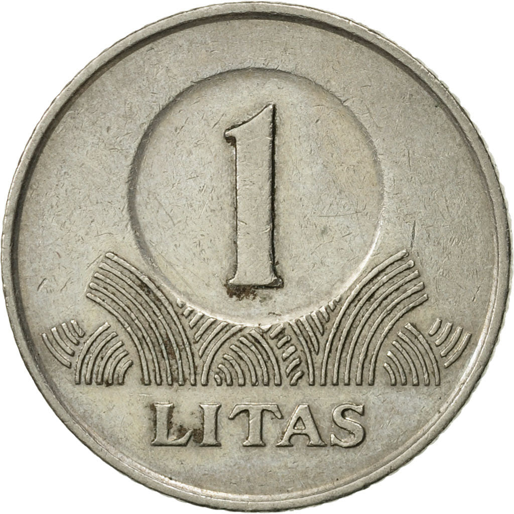 Coin, Lithuania, Litas, 2001, AU(50-53), Copper-nickel, KM:111